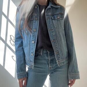 Vintage Calvin Klein Jeans denim jacket Small 90s Y2K minimalist neutral grungy